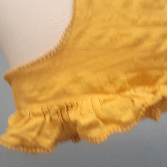 Free people yellow top size small - Picture 6 of 14